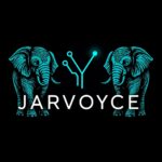 Logo officiel Jarvoyce, intelligence artificielle éthique et personnalisée, symbole de connexion entre humains et IA.
